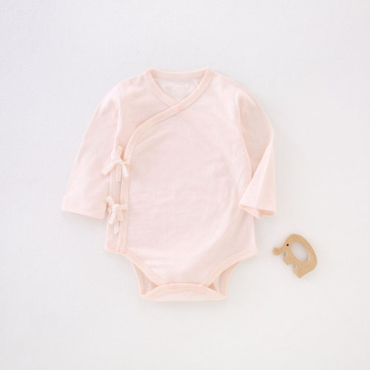 Homothermal Cotton Long Sleeve Bodysuit - Pink