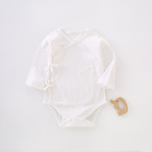 Homothermal Cotton Long Sleeve Bodysuit - White