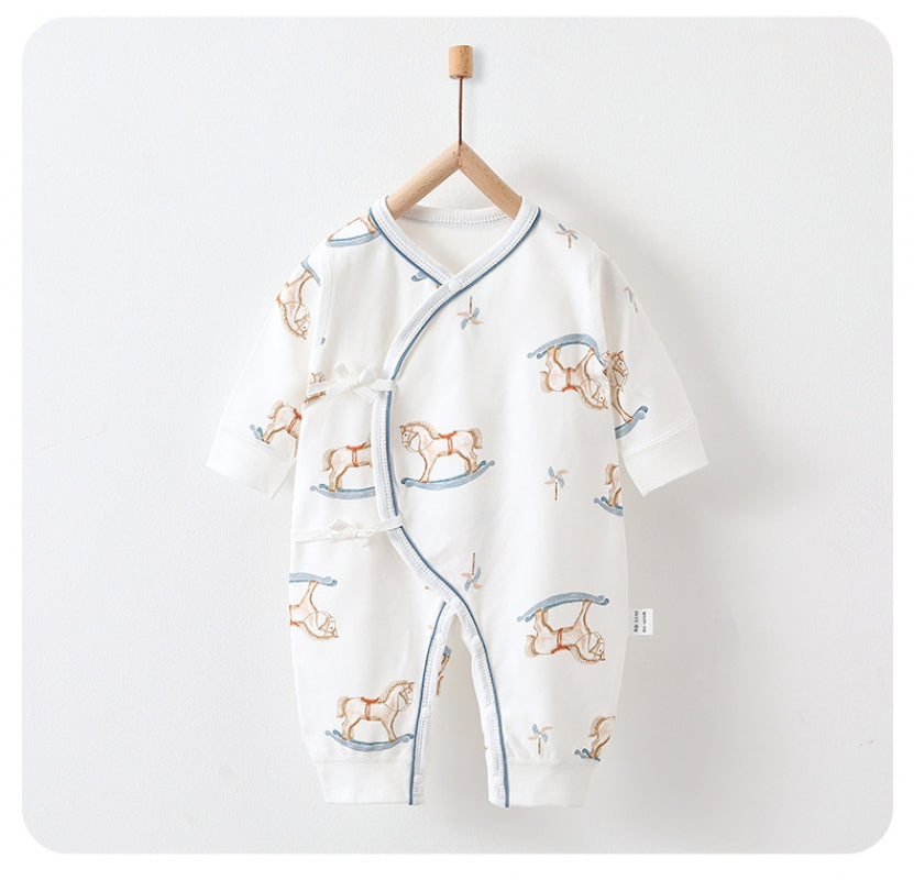 100% Cotton Long Sleeve Romper - Dream