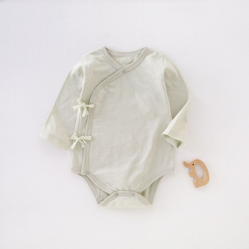 Homothermal Cotton Long Sleeve Bodysuit - Green