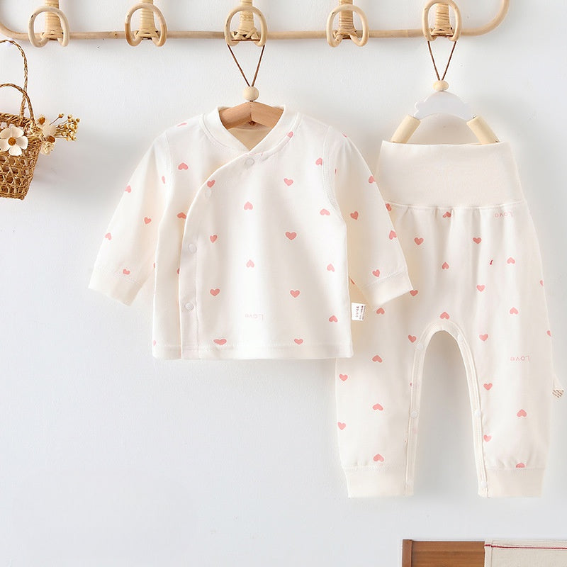 100% Cotton Long Sleeve Long Sleeve Top & Pants Set- Baby Bear