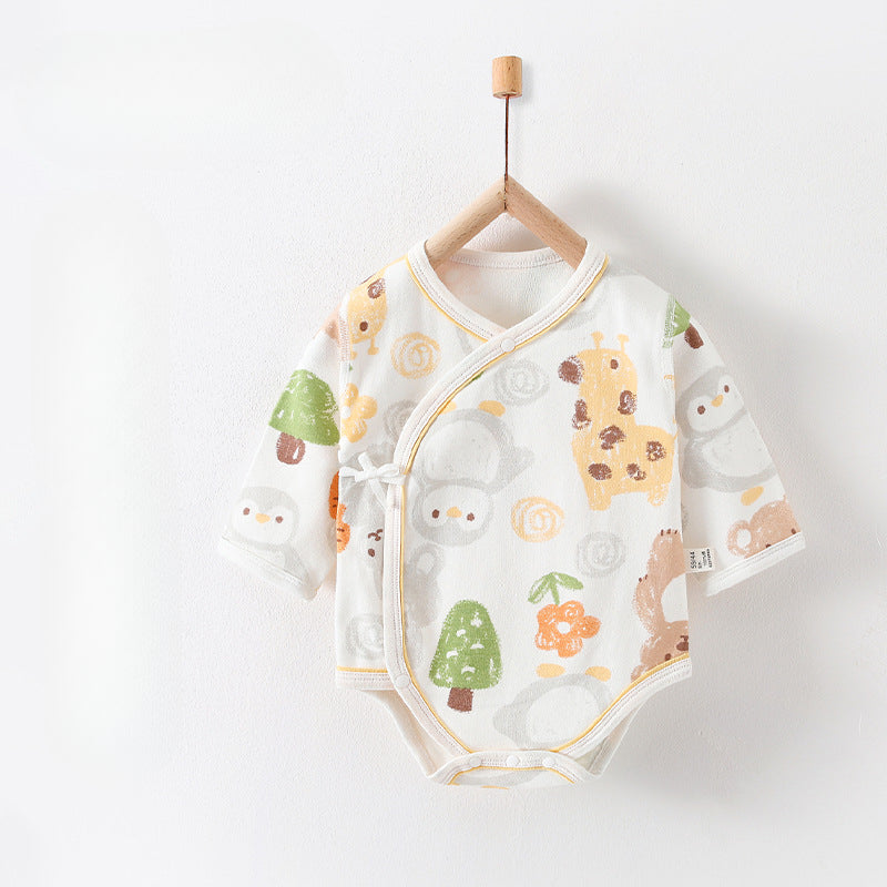 100% Cotton Long Sleeve Bodysuit - Elephant