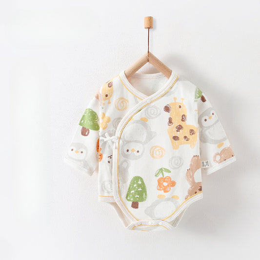 100% Cotton Long Sleeve Bodysuit - Zoo