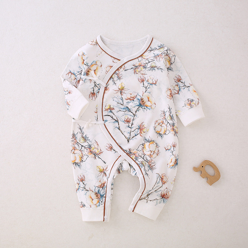 100% Cotton Long Sleeve Romper - Circus