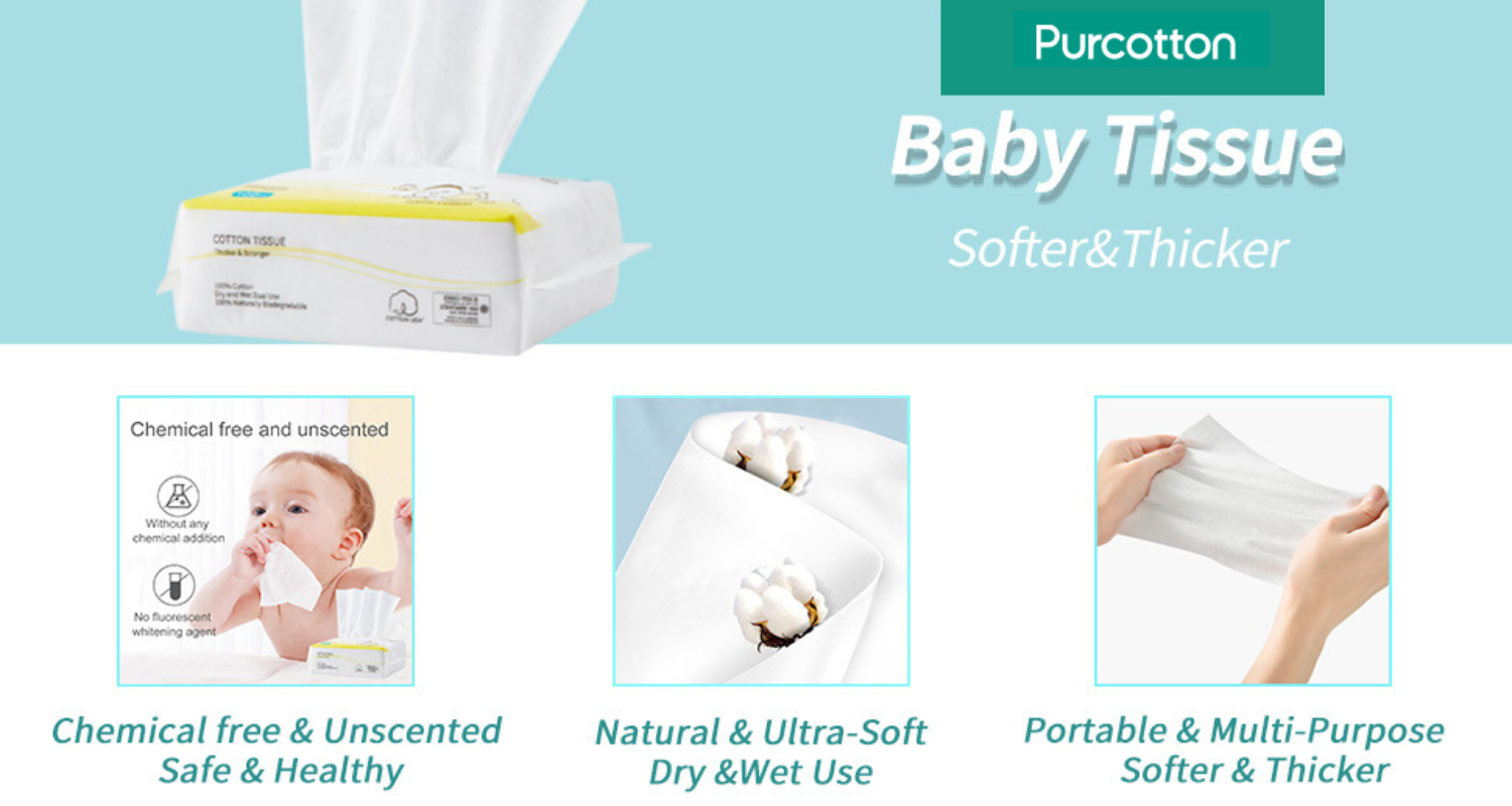 PurCotton baby wipes multi-purpose