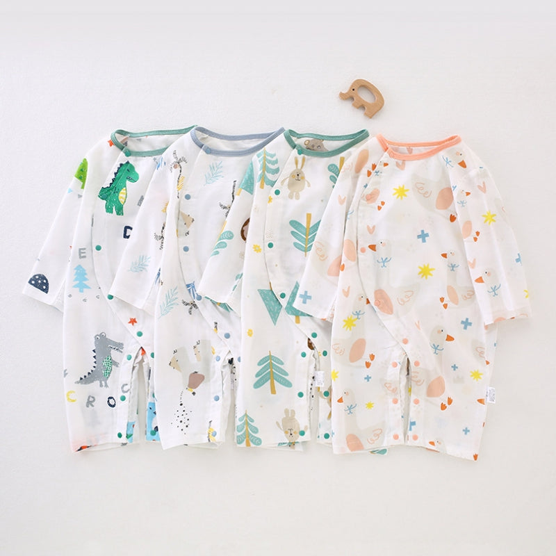 Bamboo & Cotton Long Sleeve Romper - Little Forest