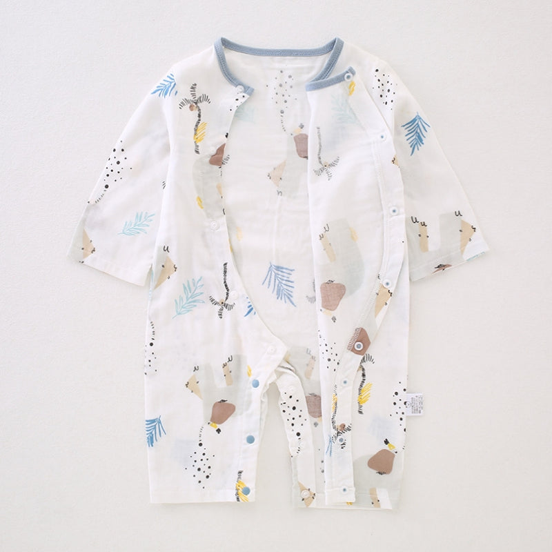 Bamboo & Cotton Long Sleeve Romper - Little Forest