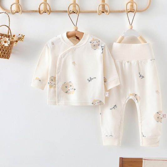 100% Cotton Long Sleeve Long Sleeve Top & Pants Set- Sheep