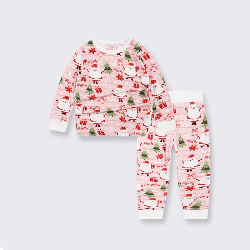 🎄Bamboo Top & Bottom Pajama Set - Christmas Elk