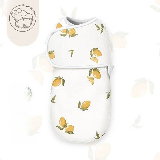 Organic Cotton Muslin Sleep Sack Summer -  Lemon