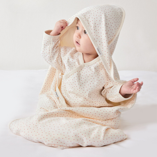 100% Cotton Swaddle Blanket - Spotted