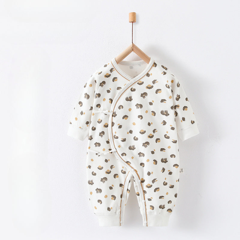 100% Cotton Long Sleeve Romper -  Bear