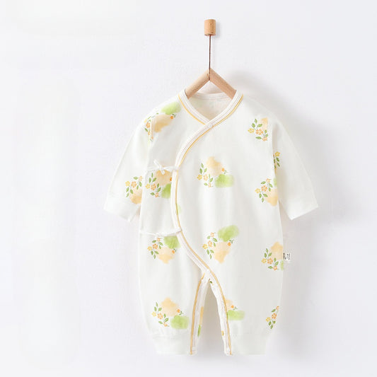 100% Cotton Long Sleeve Romper - Spring