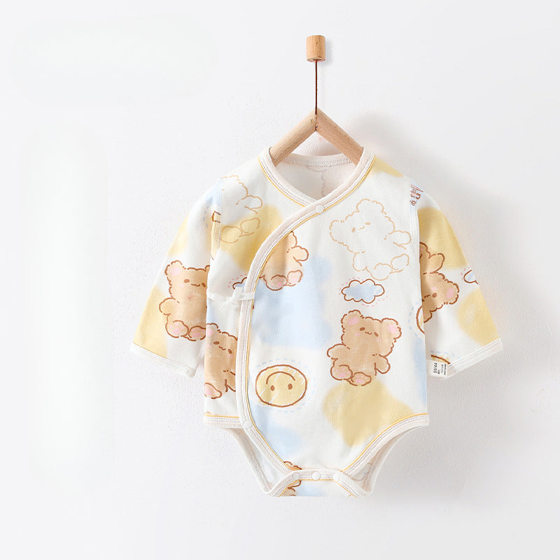 100% Cotton Long Sleeve Bodysuit - Elephant