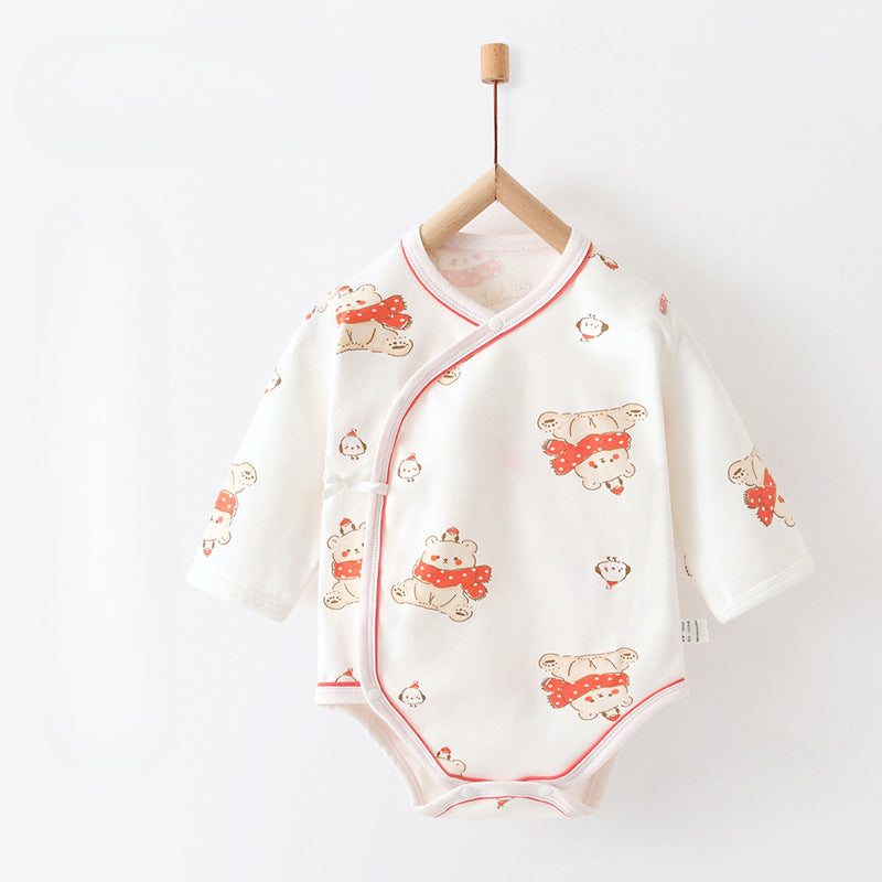 100% Cotton Long Sleeve Bodysuit - Elephant