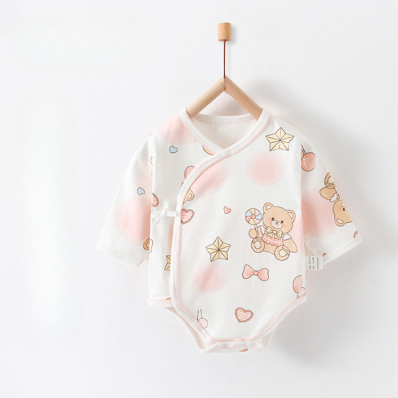 100% Cotton Long Sleeve Bodysuit - Elephant