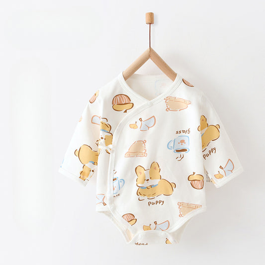 100% Cotton Long Sleeve Bodysuit - Doggy