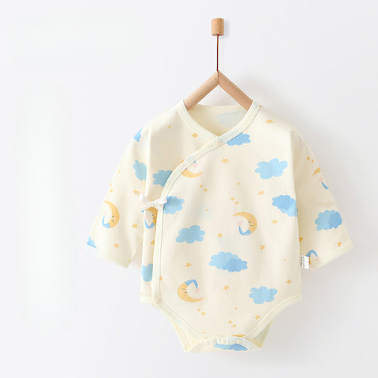 100% Cotton Long Sleeve Bodysuit - Moon