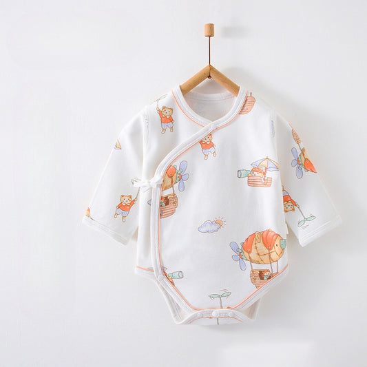 100% Cotton Long Sleeve Bodysuit - Park